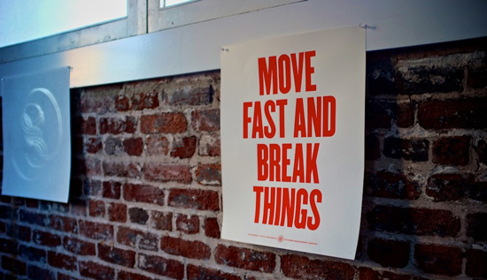 Move fast and break things. Photo © Ross Belmont